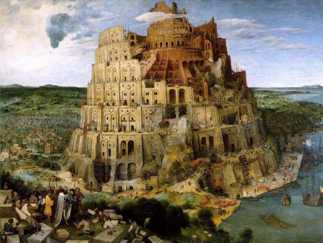 «Вавилонская башня», Питер Брейгель Старший — описание картины