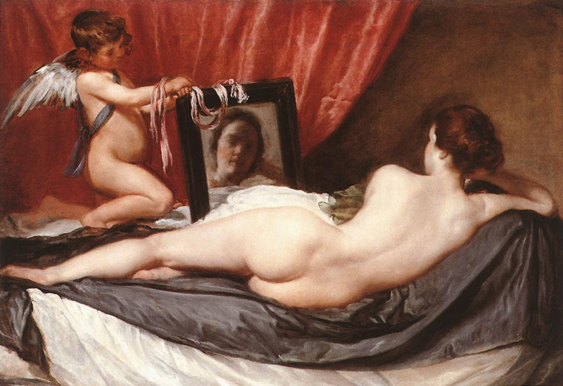 Венера перед зеркалом, Диего Веласкес — описание