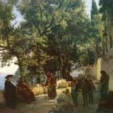«Веранда, увитая виноградом», Сильвестр Щедрин — описание картины