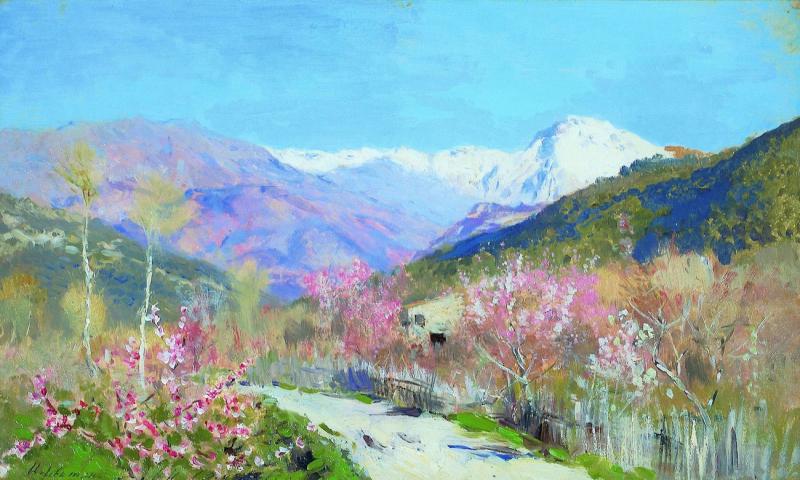 «Весна в Италии», Исаак Ильич Левитан — описание картины