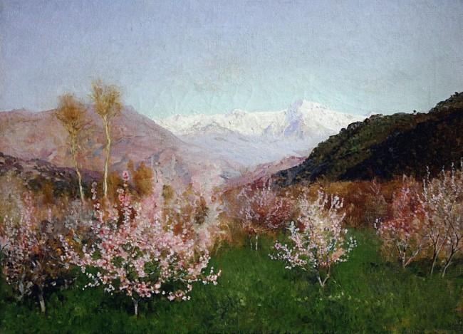 «Весна в Италии», Исаак Ильич Левитан — описание картины
