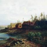 Вид близ Ораниенбаума, Саврасов, 1854 г