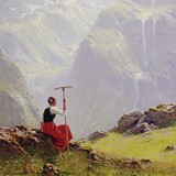 «Возвращение с полей», Ганс Даль — описание картины