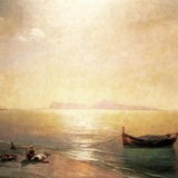 «Закат у моря», Иван Константинович Айвазовский — описание картины