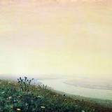 «Закат с деревьями», Архип Иванович Куинджи — описание картины