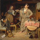 «Завтрак аристократа», Павел Андреевич Федотов — описание картины