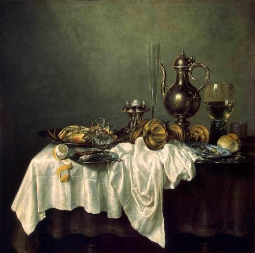 Крабовый завтрак, Виллем Клаас Хеда, 1648 г