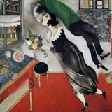 Зеленые любовники, Марк Шагал — описание картины