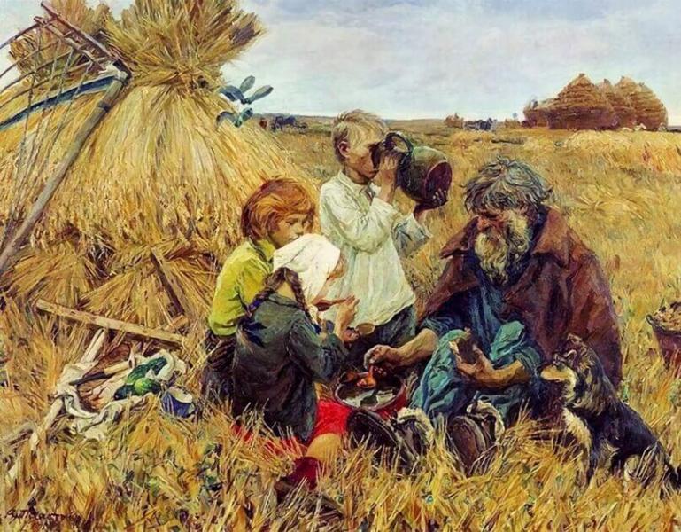 «Урожай», Аркадий Александрович Пластов — описание картины