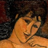 «Женщина с веером (Луния Чеховская)», Амедео Модильяни — описание картины