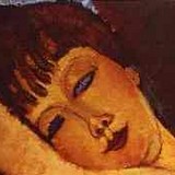 «Женщина с веером (Луния Чеховская)», Амедео Модильяни — описание картины