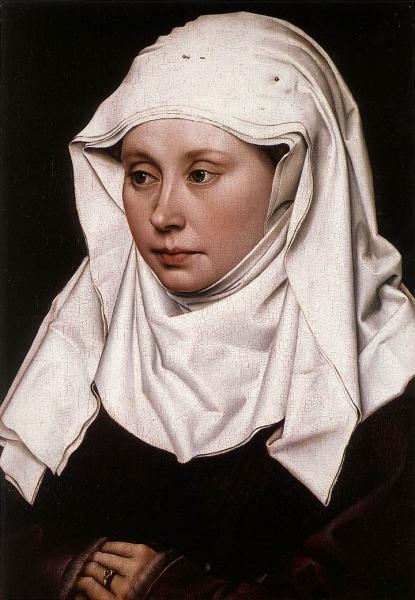 Портрет женщины, Робер Кампен - описание, около 1435 г