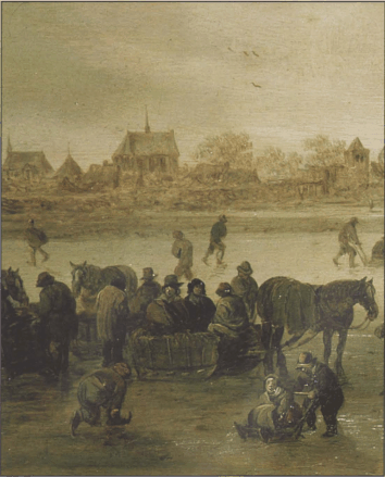 Зима на реке, Ян ван Гойен