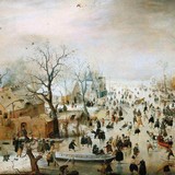 «Зимний пейзаж», Хендрик Аверкамп — описание картины